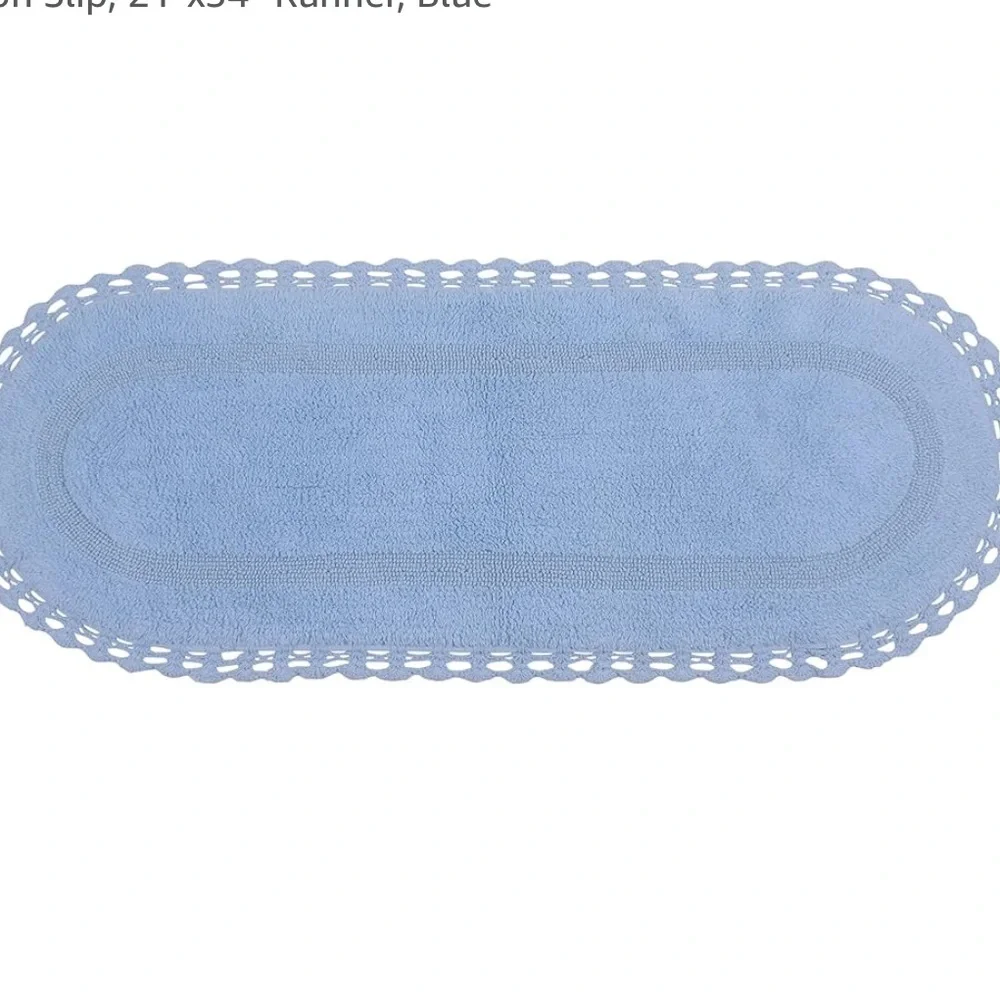 Blue Bath Rug